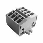 Дворедни терминални блок са опружним кавезом 2.5ММ2