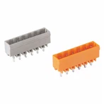 Вертикални мушки конектор 5,0/5,08 мм Пин пречник 1,0 мм